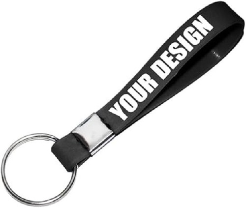 Custom Silicone Keychains - Cotton & Rubber Blend, Compact Design | Space-efficient Wall-mounted Decor, Lightweight Accessory For Easy Key Storage