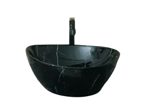 Oval Black Ceramic Wash Basin - Color: Any Color