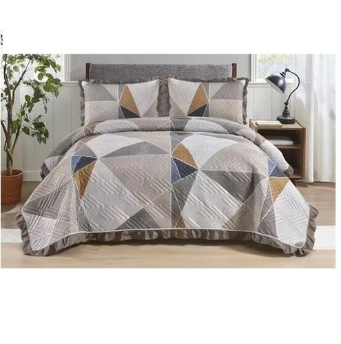 Printed Ac Blanket - 100% Cotton, King Size | Lightweight Temperature-Regulating Fabric, Quick-Dry with Stylish Pillow Covers