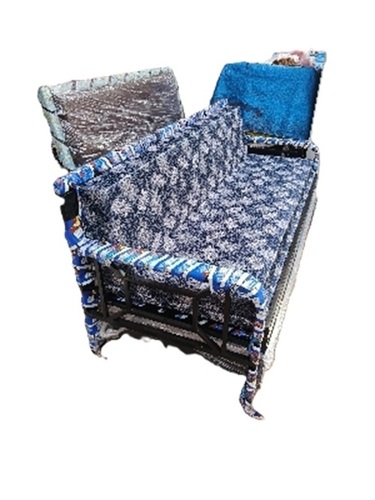 Blue Sofa Cum Bed - Assembly: Carpenter Assembly