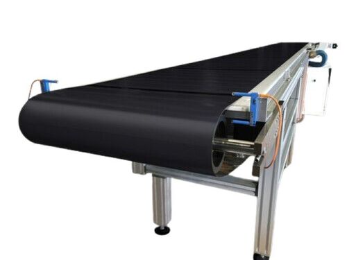 Rubber Conveyor Belt - Color: Black