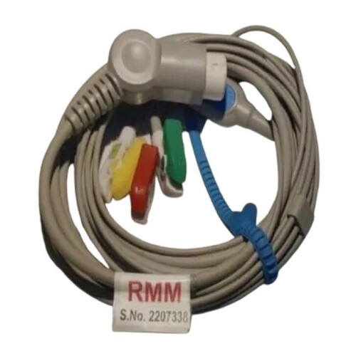 3 Lead Ecg Cable For Philips - Color: Gray
