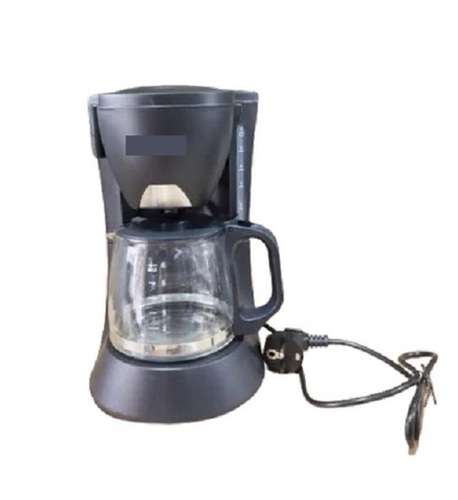 Mini Coffee Maker - Metal Black | User-Friendly Interface Fast Brewing Adjustable Strength and Flavor Easy to Clean