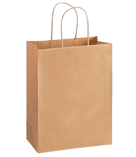 Brown Kraft Paper Bag - Hardness: 50 To 250 Gsm