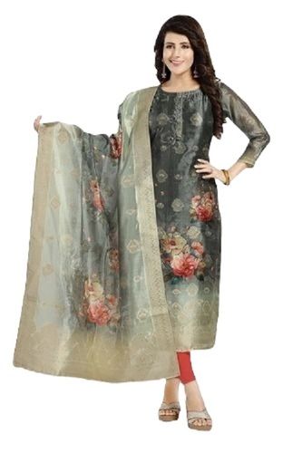 Cotton Salwar Suit Set with Dupatta