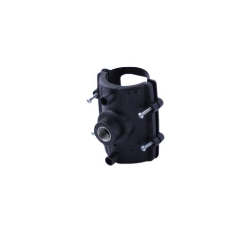 HDPE Electrofusion Saddle - High Density Polyethylene, Black, Round | Durable, Corrosion Resistant, Easy Installation, Versatile Applications, Reliable Leak Protection, UV Stabilized