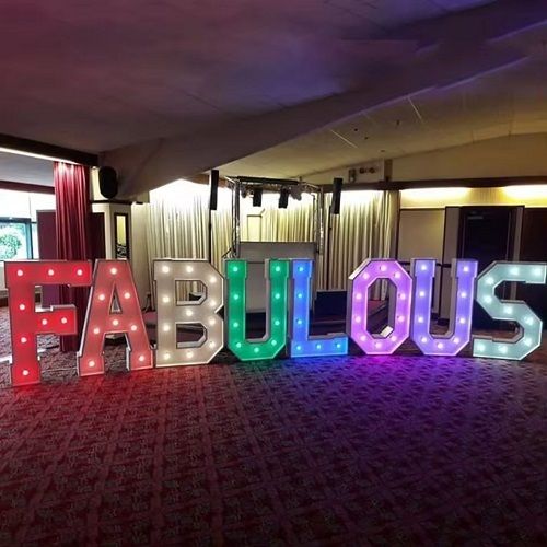 Marquee Light Up Letters