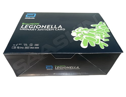 Abbott Binaxnow Legionella Urinary Antigen Card - Portable Rapid Assay for Legionella pneumophila Detection Higher Accuracy Automatic Operation Durable Design