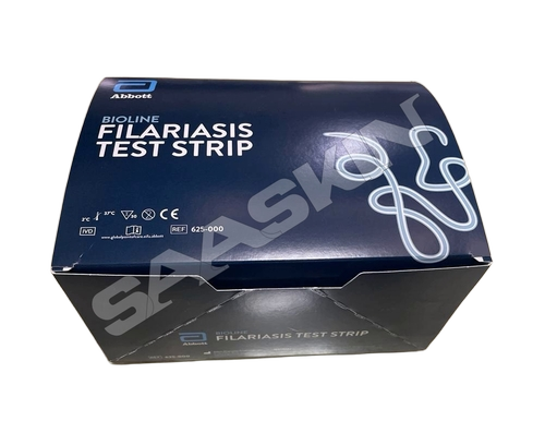 Bioline Filariasis Test Strip - In Vitro Visual Detection, Easy to Use & Portable Solution for Accurate Filariasis Testing