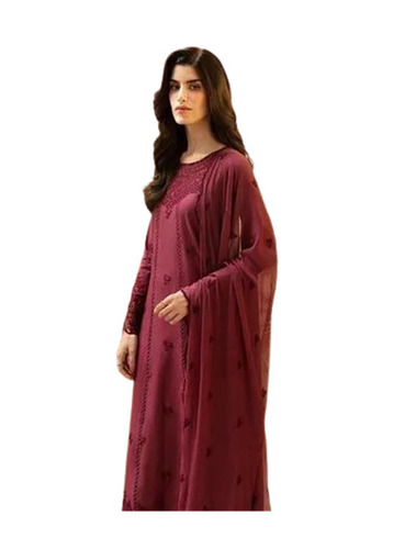 Designer Pakistani Suits - Fabric Type: Chiffon