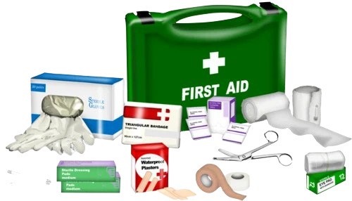 Medical First Aid Box - Plastic Material, New Condition | White Color, Antiseptic Function, Wound Healing Capability, Keep Away From Children