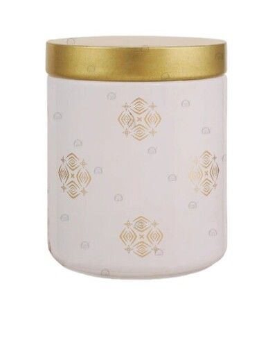 Printed Jar - Color: Light Pink