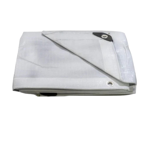 120 GSM HDPE Tarpaulins - PE Coated, White | Superior Waterproof Protection, High UV Resistance, Tear & Puncture-Resistant, Eco-Friendly