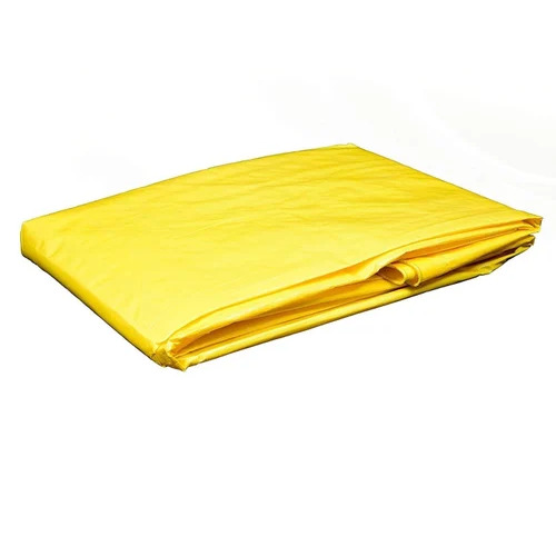 200 GSM HDPE Tarpaulins - Yellow, PE Coated | Exceptional Waterproof Performance, High UV Resistance, Reinforced Edges for Extreme Weather Durability