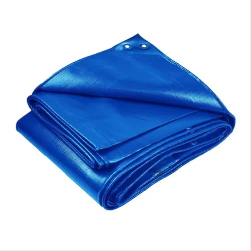 300 GSM HDPE Tarpaulins - HDPE, Waterproof, Blue | Excellent UV Resistance, Tear & Puncture Resistance, Lightweight, Reinforced Edges, Industrial Use