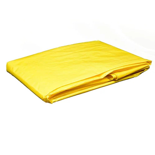 60 GSM HDPE Tarpaulins - HDPE Material, Yellow Color, PE Coated | Waterproof, UV Resistant, Tear & Puncture Resistant, Lightweight