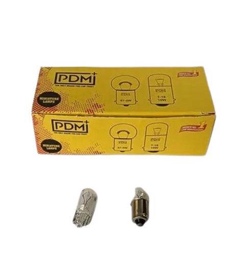 Tail Lamp Bulb - Aluminum Body, Glass Material, IP33 Rating, White Color | Energy Efficient, High Shock & Heat Resistance, Easy to Install
