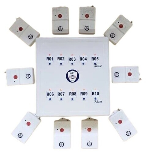 Wireless Nurse Calling Bell System - Color: White