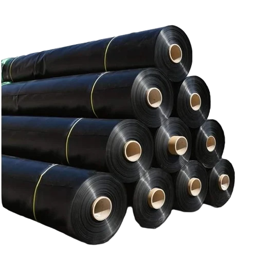 HDPE Pond Liner - Woven Material, UV Resistant & Waterproof, Lightweight | Standard Design in Black