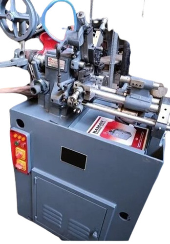 Automatic Traub Machine - Round Bar Capacity 25 mm, Maximum Turning Length 80 mm | Manual Operation, Electric Power Source, Galvanized Surface Treatment, Laser Technology, Blue Color