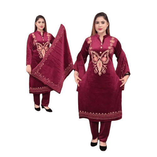 Maroon Salwar Suits