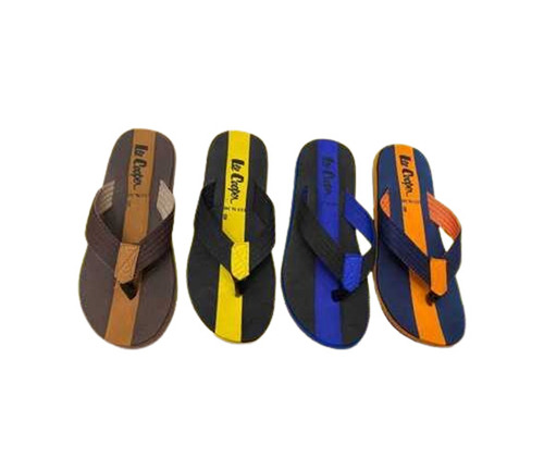 Rubber Slippers - Comfortable Fit Standard Size | Modern Printed Design Lightweight Rubber Material Slip-Resistant Breathable for Daily Walking