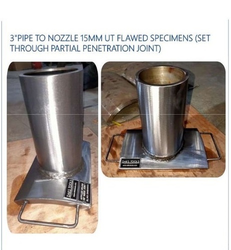 15 Mm 3" Pipe To Nozzle Ut Flawed Specimens