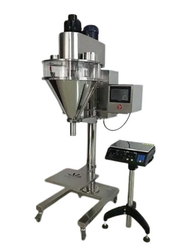 Powder Filling Machine - Stainless Steel, 1000-2000 Pouch Capacity Per Hour | Electric Drive, PLC Control, Semi-Automatic