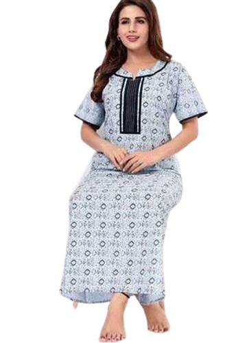 Cotton Nightgown - Fabric Type: Canvas