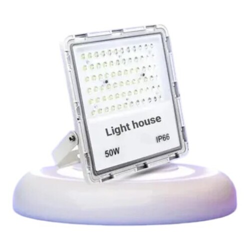LED Flood Light - 50 Watt Rated Power | Metal & Glass, High Efficiency, Shock & Heat Resistant, Easy to Install, Energy Efficient, Wall Mount Design, 1 Year Warranty