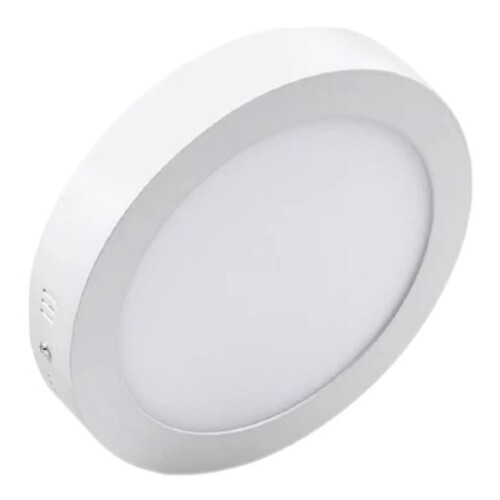 Round Led Panel Light - Plastic, Standard Size, Cool Daylight Color | Easy To Install, Energy Efficient, High Shock Resistance