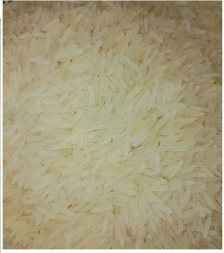 White Basmati Rice - Long Grain, 100% Pure, Fluffy Texture, Aromatic Flavor, Low Starch Content, Ideal for Biryani