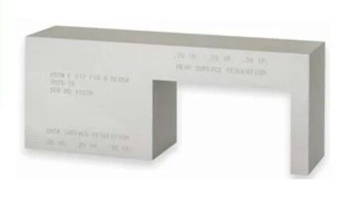 ASTM E317 TEST BLOCK FIGURE 6 INCH VERSION