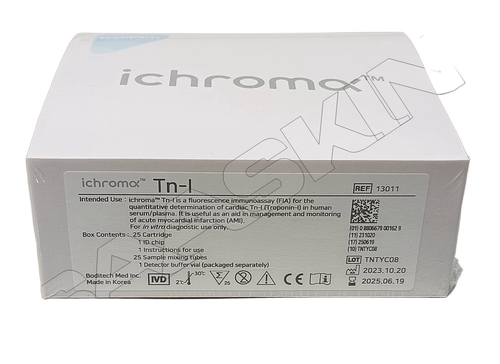 Boditech Ichroma Troponin I Test Kit - Wireless, Standard Size , Durable & Portable Design with Real-Time Operation for Accurate Tn-I Testing