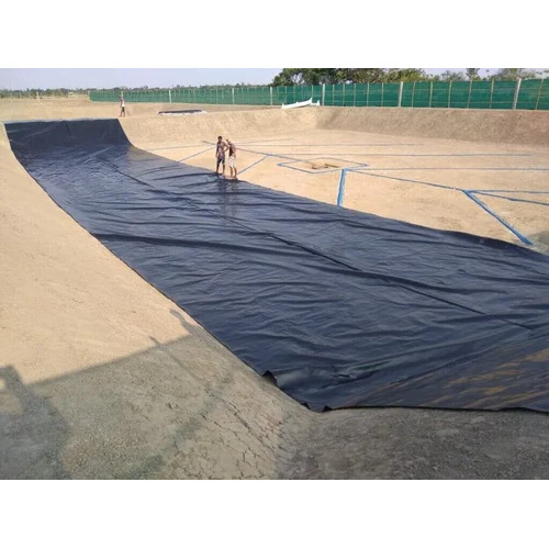 HDPE Liner For Fish Pond - 3 Meter Width, 120 GSM Thickness , Black Color, UV Resistant for 25 Years