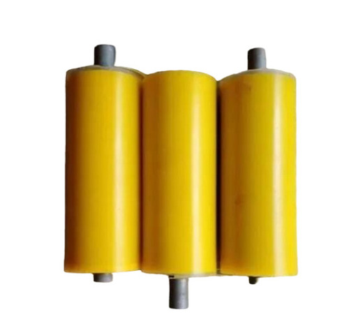 Rubber Rollers - Color: Yellow