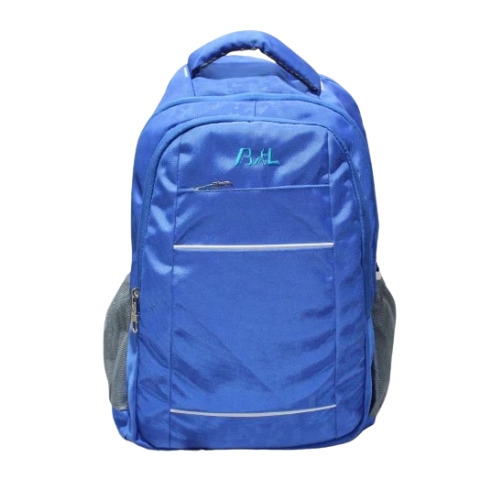 Blue School Bag - Durable Lightweight Material, Spacious Main Compartment with Padded Straps for Comfort and Multiple Pockets for Organization