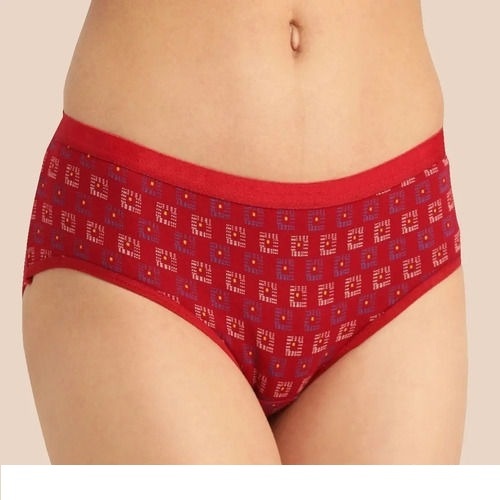 Ladies Panty - Cotton Bikini, Printed in Trendy Colors, Multiple Sizes , Soft Fabric with Elastic Waistbands for Secure Fit and Breathable All-Day Wear