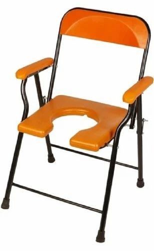 Orange Commode Chair - Color: Na