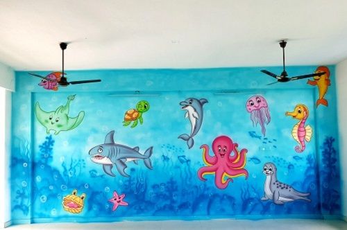 School Wall Painting Services