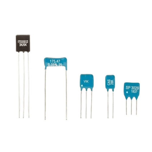 Resistors - Plastic and Metal, Standard Size, Blue & Black, High Shock Resistance, Lightweight, Easy to Install, Single-Layer Lamination