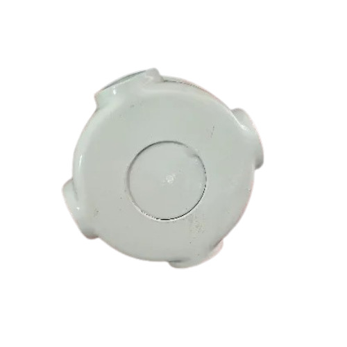 Junction Box - PVC Material, 150 Degree Celsius Temperature Range, White Color | Electrical Fittings, New Condition, Box Packaging