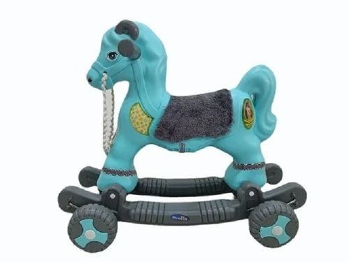 Plastic Rocking Horse - Color: Multiple