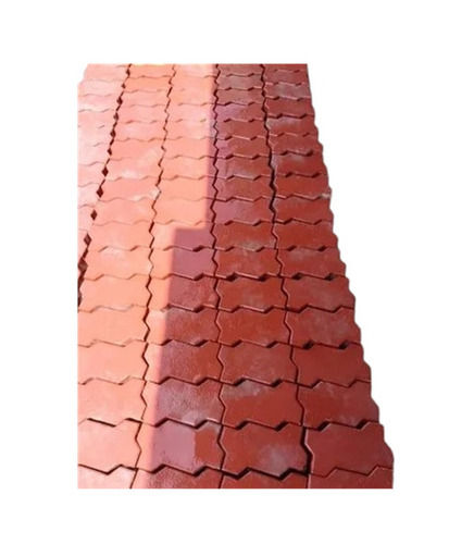 Red Zigzag Paver Blocks