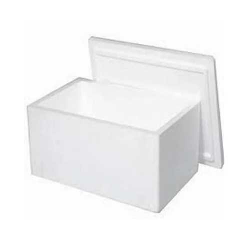 Thermocole Packaging Boxes - Standard Rectangular, Lightweight White Design with Moisture Resistance and Eco-Friendly Attributes