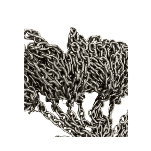 Mild Steel Chain - Higher Strength, Polished Surface Finish | Corrosion and Rust Resistance, Galvanized Material