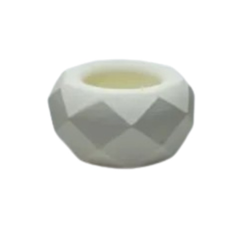 Octagonal Concrete Candle Holders - Durable Concrete Stylish Octagonal Design | Ideal for Candles Modern Arts for Home Decor & Events