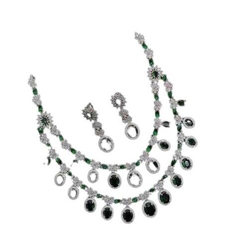 Imitation Necklace And Earring Set - Color: Multi Color