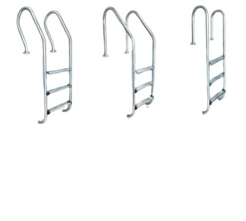 3 Steps Swimming Pool Ladder - Color: Silver