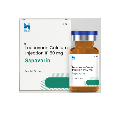 Leucovorin Calcium Injection - 500mg, Liquid Dosage Form, Enhances Chemotherapy Efficacy, Mild Side Effects, Cool and Dry Storage